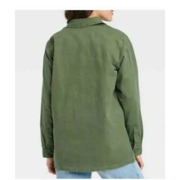 232 Universal Thread Olive Green Utility Jacket with Front Pockets - Picture 5 of 5